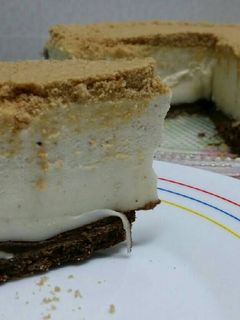 Una foto de Tarta de nata con leche condensada