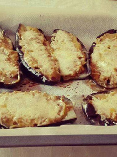 Una foto de Berenjenas rellenas