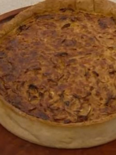Una foto de Tarta de cebolla