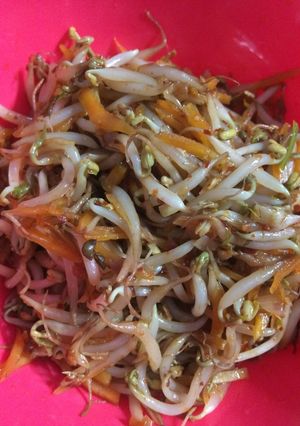 Foto resep Tumis Tauge Wortel Pedas
