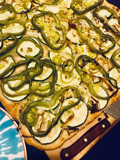 Una foto de Green pizza 🌱