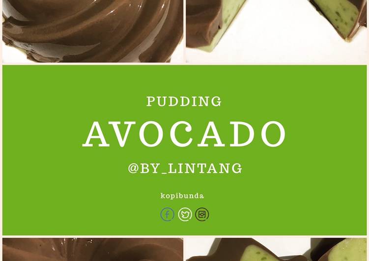 Bumbu Pudding avocado | Langkah Membuat Pudding avocado Yang Lezat