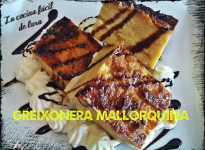Una foto de Greixonera mallorquina o pudin de Mallorca