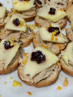 Una foto de Canapés para Navidad