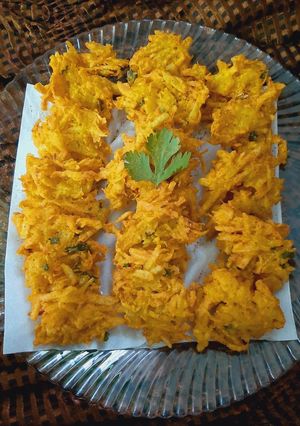 A picture of Chinese Pakora(grated aloo k pakory).