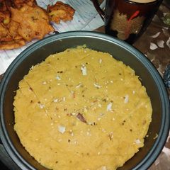 A picture of Basan ka halwa.
