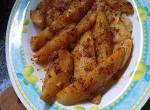 Una foto de Papas bravas