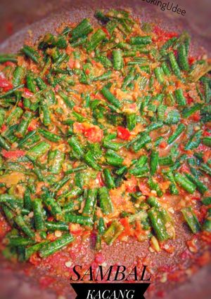 Foto resep Sambal kacang panjang penyet