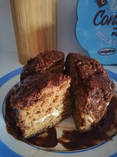 Una foto de Mini tarta fit de Kinder Bueno 🍫