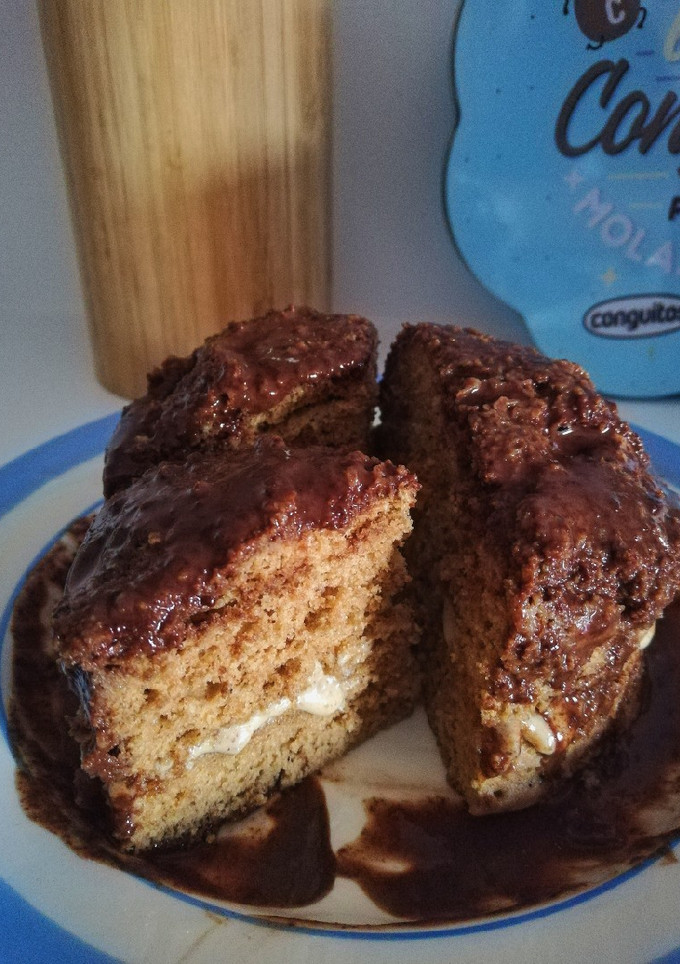 Una foto de Mini tarta fit de Kinder Bueno 🍫