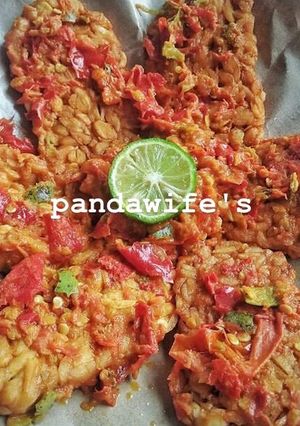 Foto resep Tempe penyet sambal gandaria