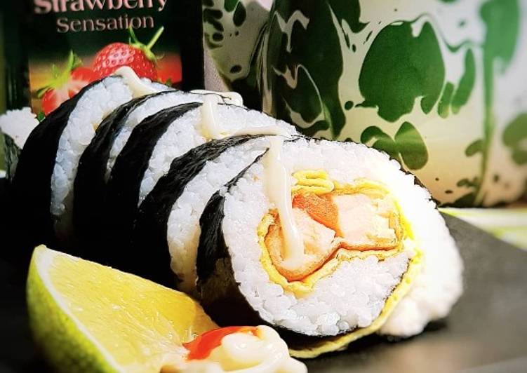 Salmon Sushi tanpa Rice Vinegar