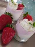 Limoncello and Strawberry Panna Cotta