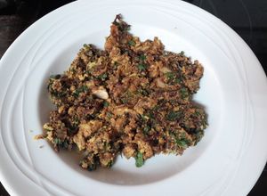 Foto principal de Revuelto vegano con verdolaga 🍳