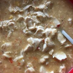 A picture of Chicken soup.