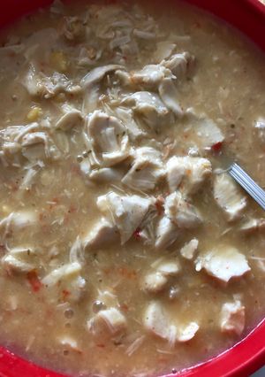 A picture of Chicken soup.