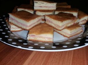 Una foto de Pastel de fiambre con masa licuada- súper fácil