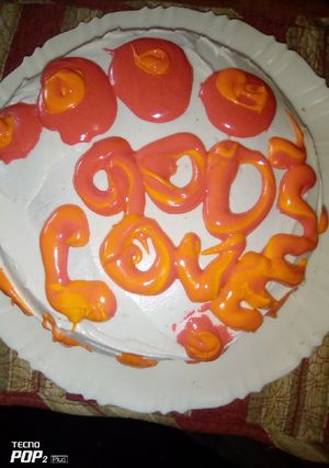 A picture of Royal icing.