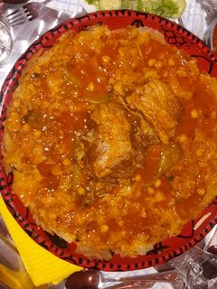 صورة لوصفة دشيشة (شوربة الشعير) فريك