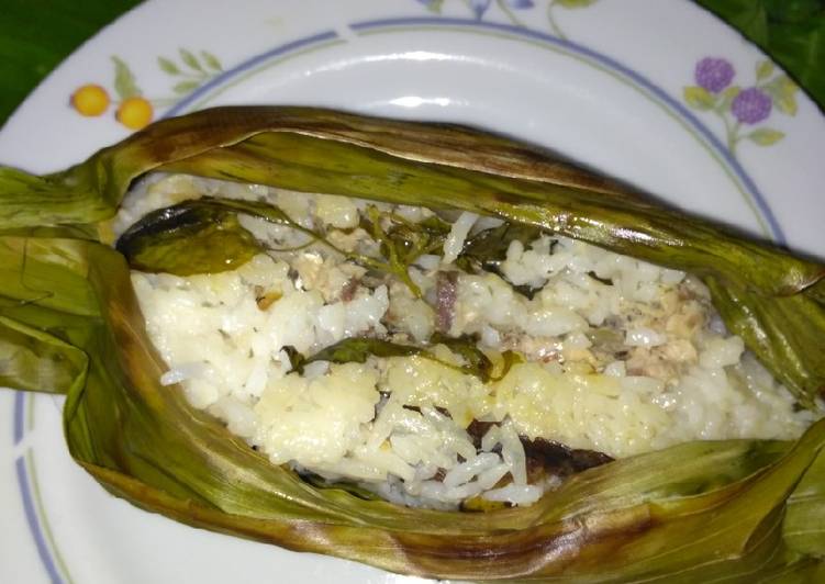 Bumbu meracik Nasi Bakar isi Pindang Lezat