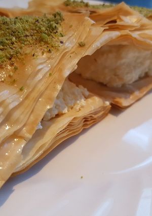 صورة لوصفة شعيبية أو وربات بالقشطة