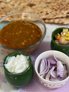 عکسی از دستور آبگوشت به روش من بدون دنبه