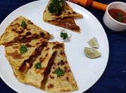 A picture of vegetarian quesadilla
