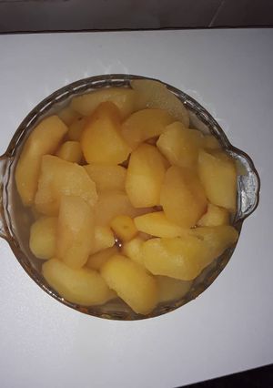 عکسی از دستور کمپوت سیب