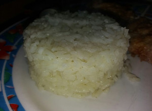 Una foto de Arroz blanco
