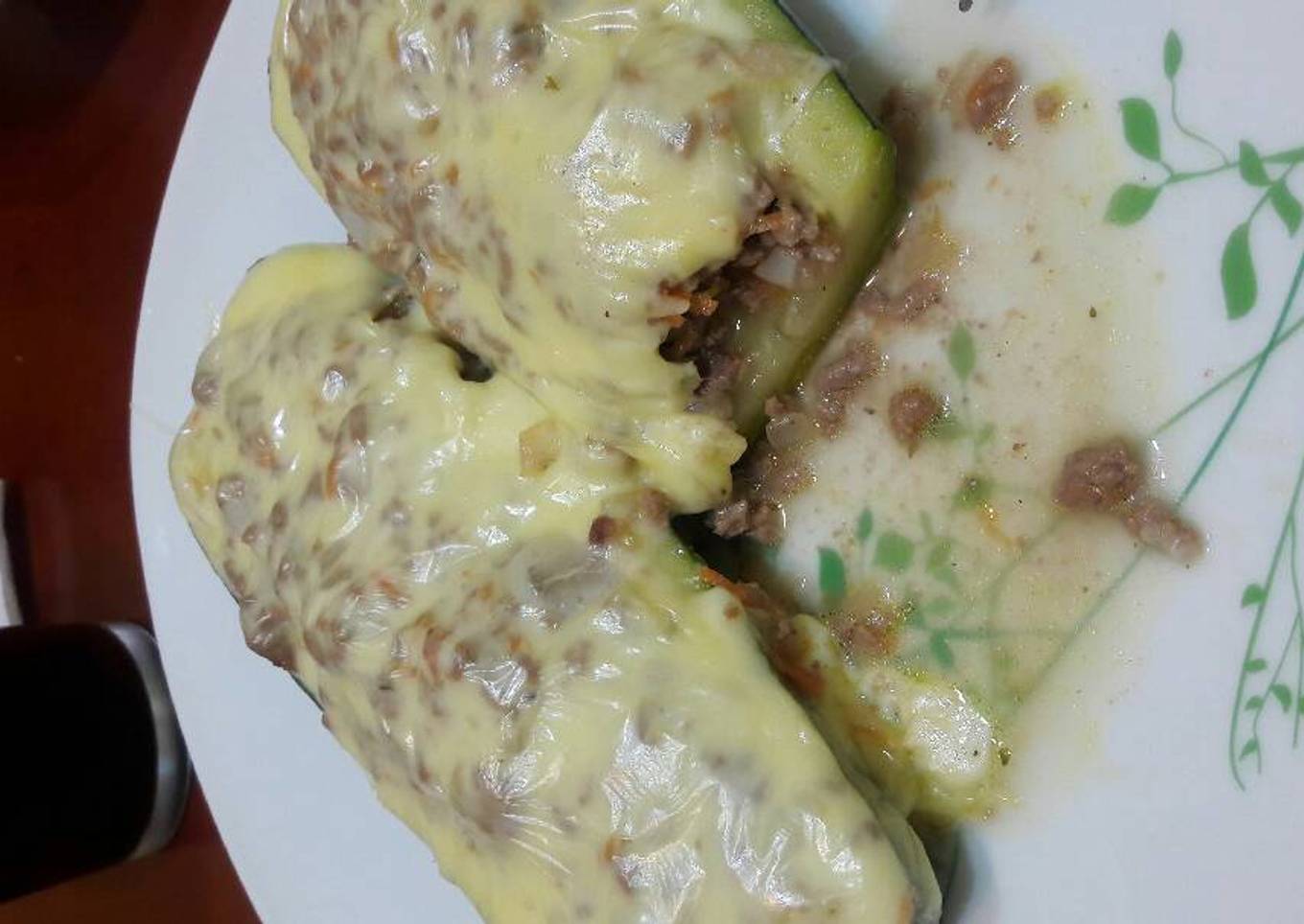 Zapallitos Rellenos con carne molida