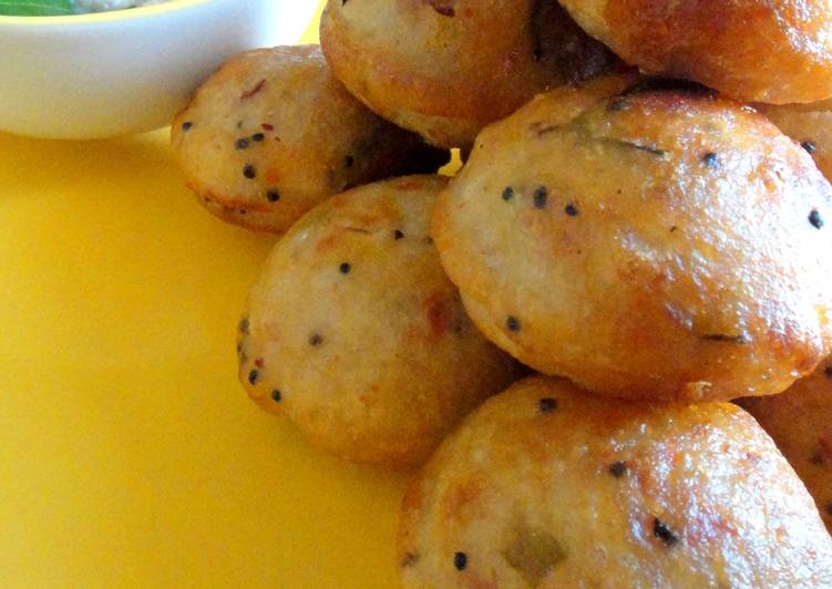 Steps to Make Homemade Kaara Paniyaram