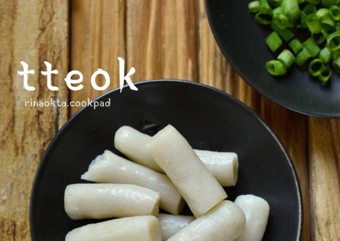Resep Tteok Simple / kue beras yang Lezat Sekali