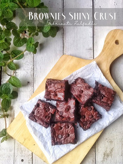 Foto resep Brownies Shiny Crust