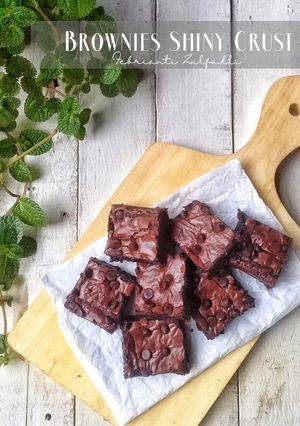 Foto resep Brownies Shiny Crust