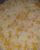 Arroz con elote y papa