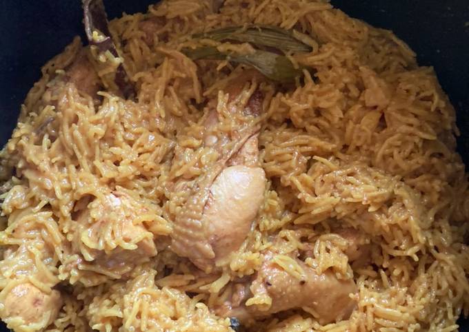 Resepi Beriani Ayam  Saya belajar resepi nasi beriani pakistan ini