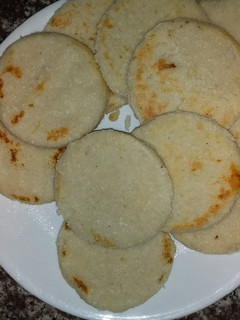 Una foto de Arepas de Coco