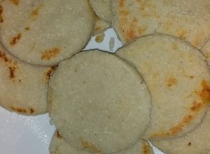 Una foto de Arepas de Coco