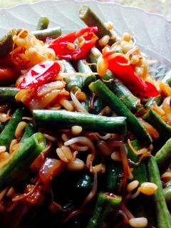 Foto resep Tumis kacang panjang