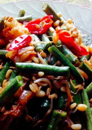 Foto resep Tumis kacang panjang