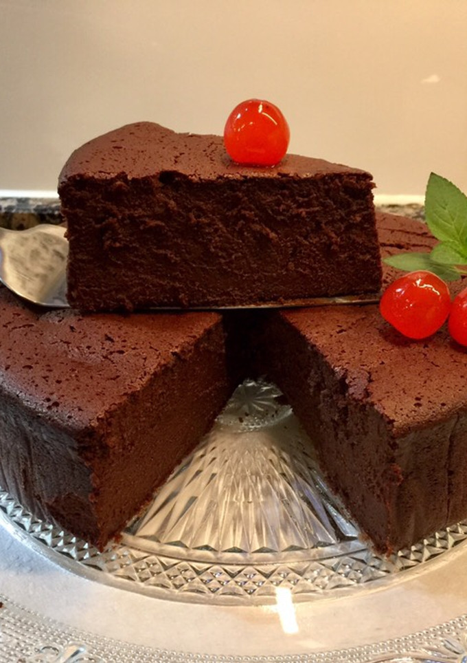 Una foto de Tarta de trufa con Cointreau