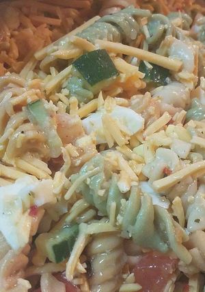 A picture of Easy Seafood Pasta Salad.