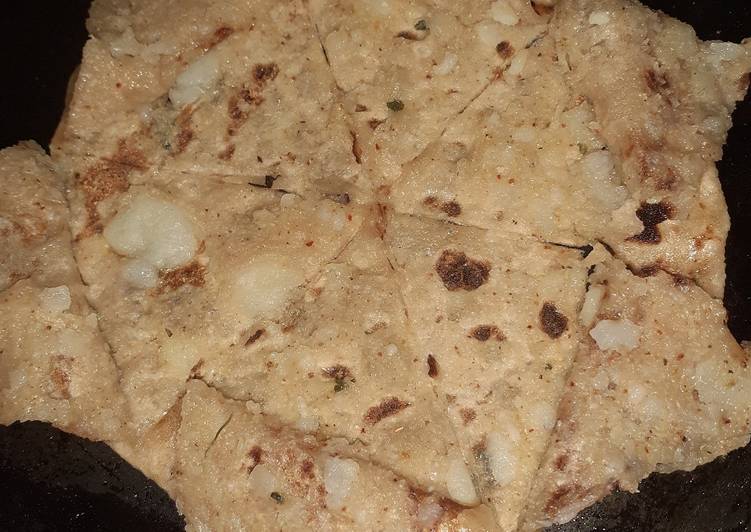 Recipe of Quick Vrat wala aloo paratha