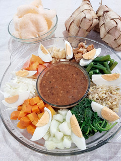 Foto resep Gado gado ketupat