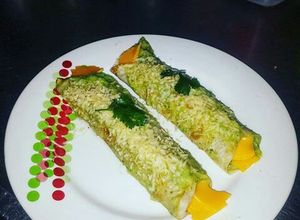 Una foto de Enchiladas en salsa verde