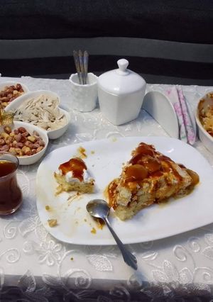 صورة لوصفة كيك بالموز و الكرمال