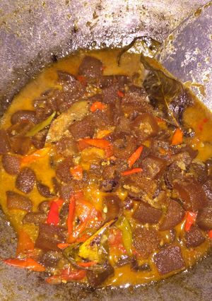 Foto resep Oseng kikil mercon