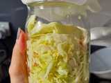 homemade sauerkraut