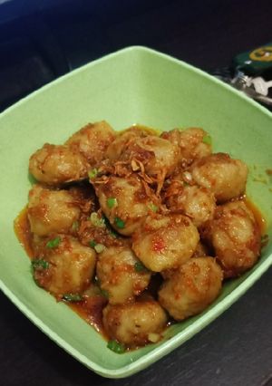 Foto resep Pentol pedas