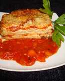 BERENJENA CON ZAPALLO ITALIANO Y CALABACIN A LA PARMESANA. JON STYLE